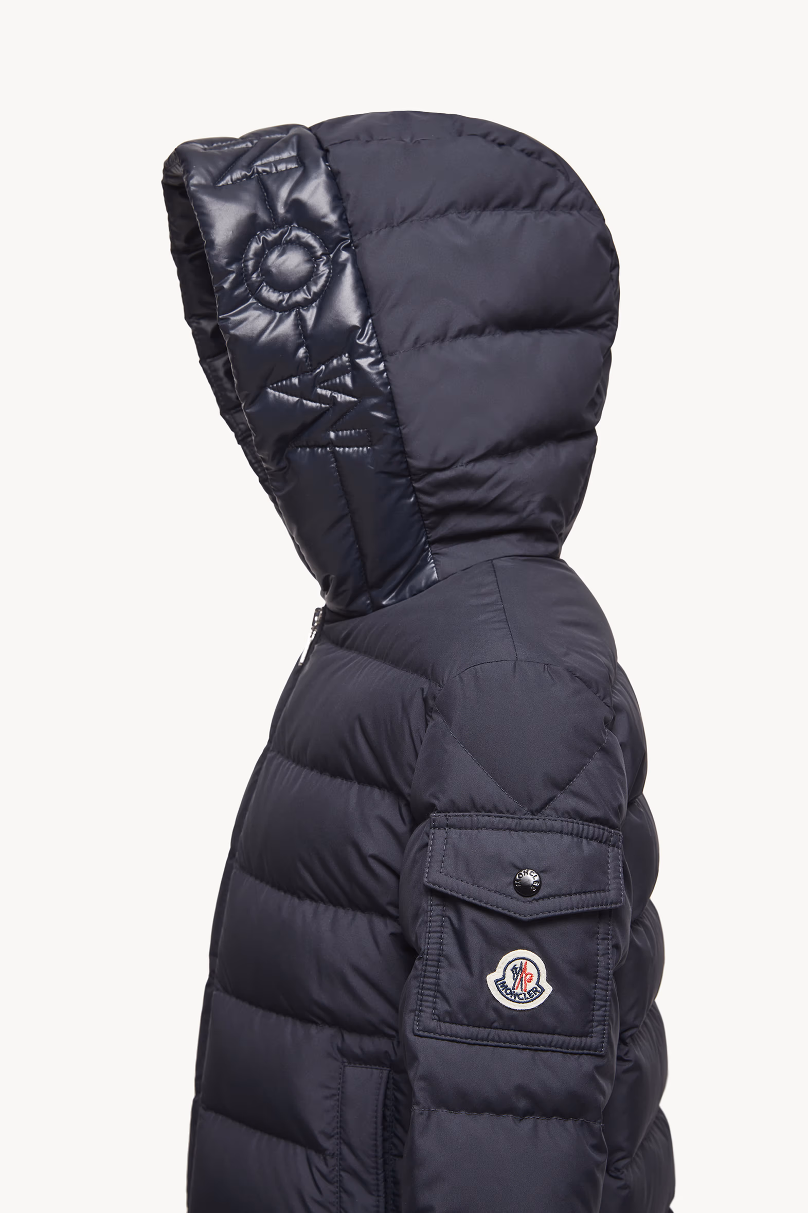 Najan Hooded Down Jacket Boy Navy Blue Moncler 3
